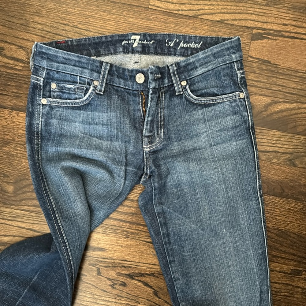 7 for All Mankind “A” Pocket - Dark